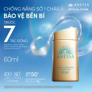 Anessa Gold Milk SPF50+ PA++++ 60ml Moisturizing, Oil-controlling Sunscreen: Authentic, 100K+ Sold, 4.9⭐ Reviewed, Sale