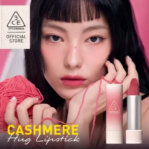 3CE Cashmere Hug Lipstick: A smooth, matte lipstick that flatters the lips: Authentic, 70K+ SOLD, 4.8 Star Reviewed, Sale